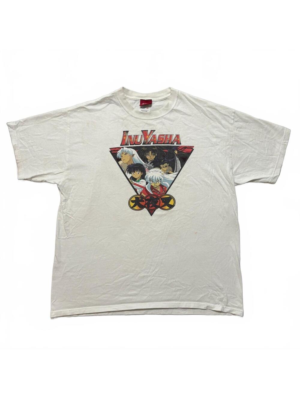 VTG 2003 InuYasha Anime TV Show Cartoon Manga Graphic T-Shirt Men's XL White